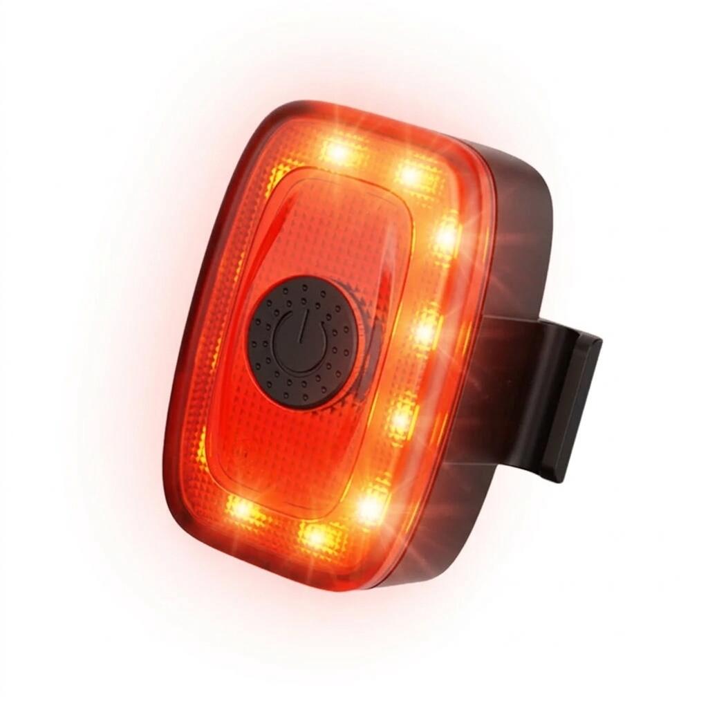 Tylne światło rowerowe czerwone 120 lumenów LED