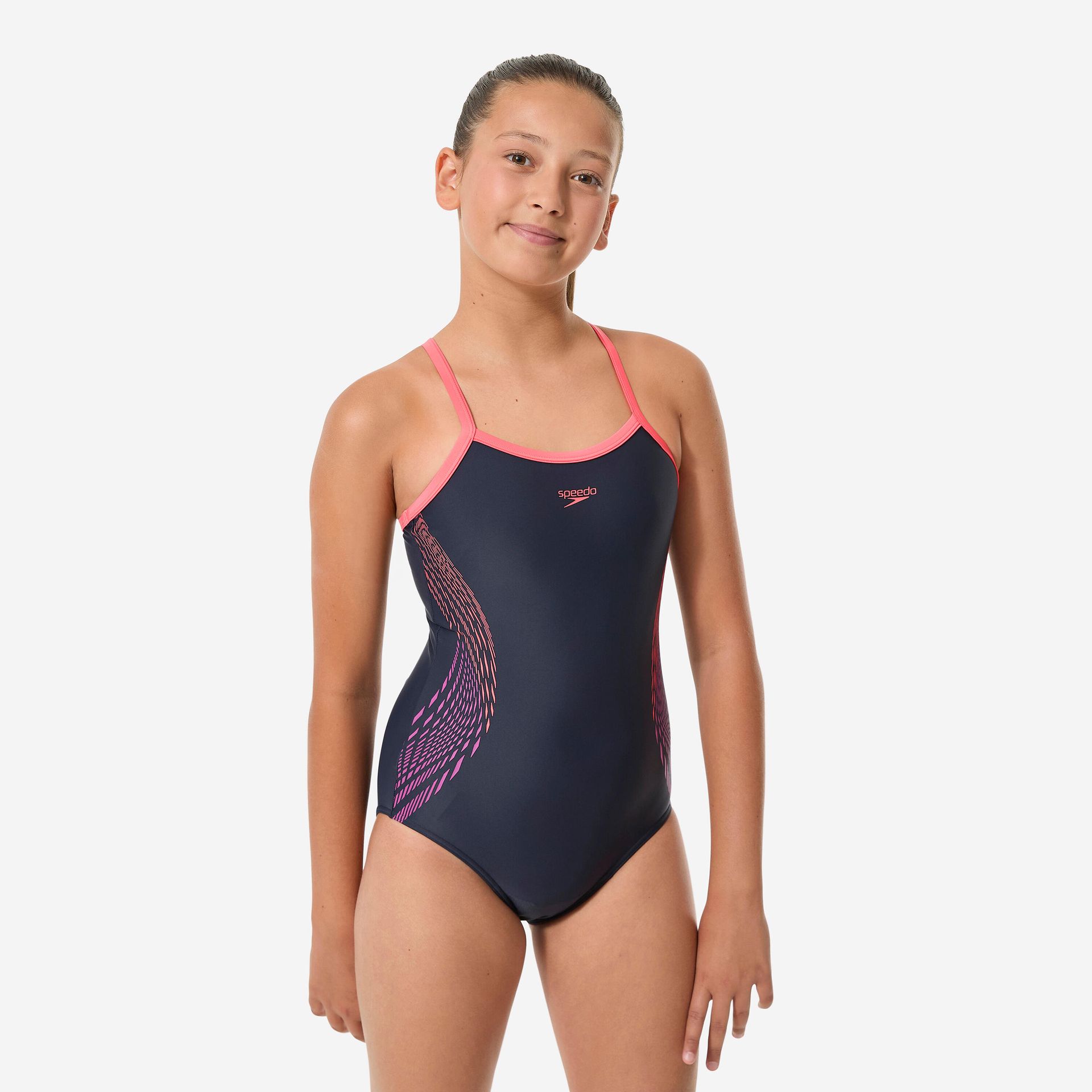 Strój jednoczęściowy pływacki dla dzieci Speedo Muscleback