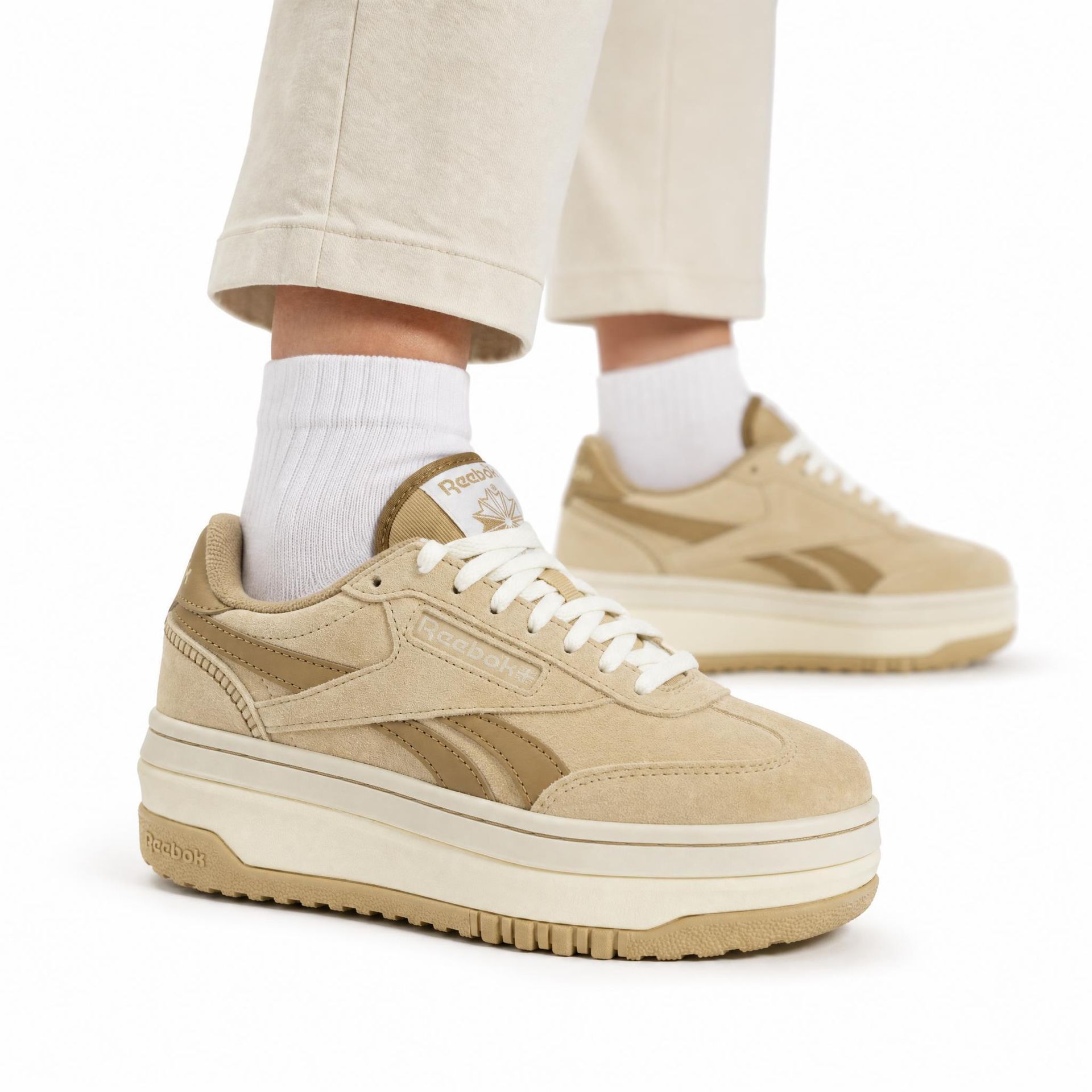 Buty damskie sportowe platformy Reebok SS-CAMPIO EXTRA