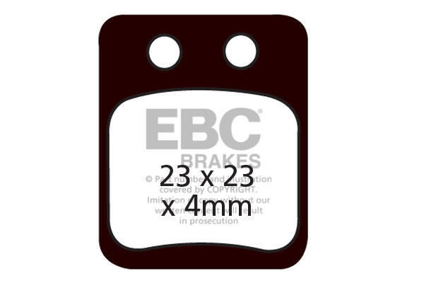 CFA341HH - Klocki hamulcowe rowerowe (spiekane) EBC Brakes