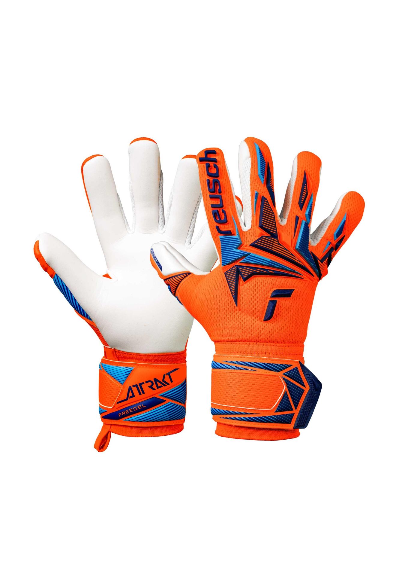 Rękawice bramkarskie dziecięce Reusch Attrakt Freegel Advance Junior