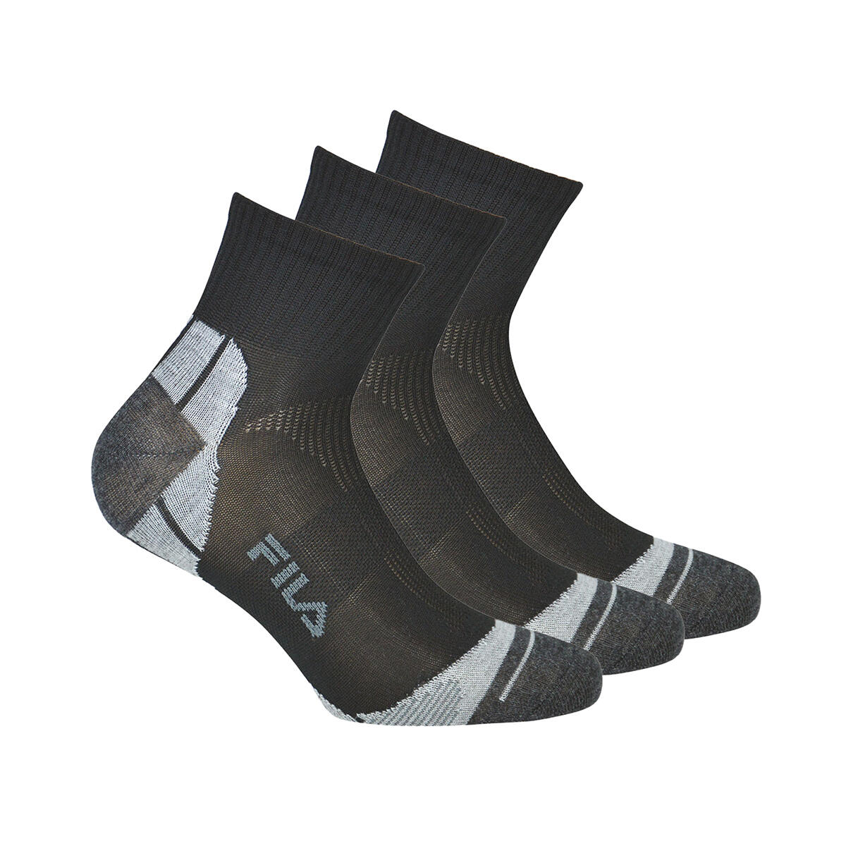 Skarpety Fila Mid-High, 3 pary, czarne, 43-46