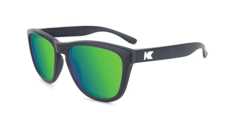 Dziecięce okulary przeciwsłoneczne - Kategoria 3 z polaryzacją - Black / Green