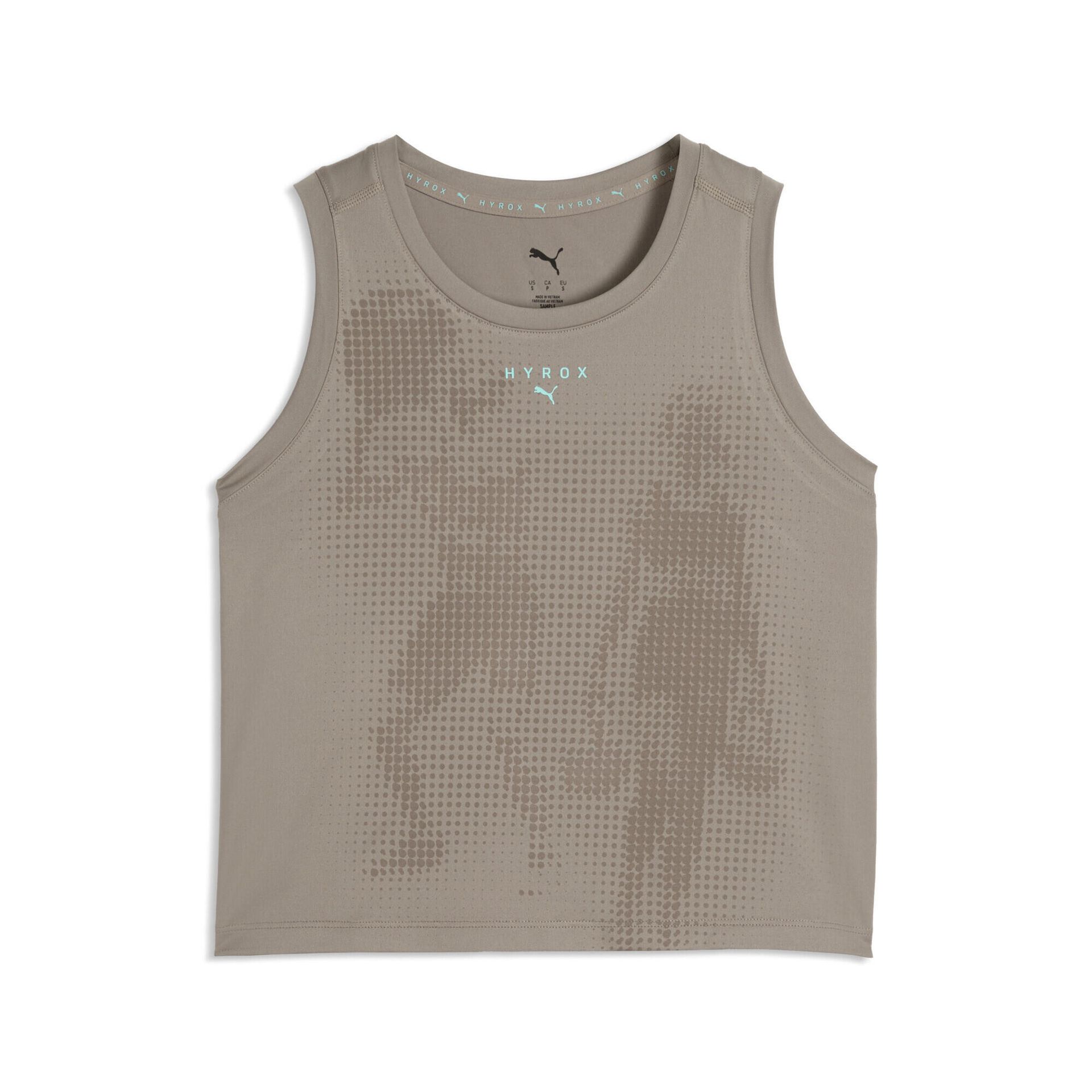 Damska skrócona koszulka na ramiączkach PUMA x HYROX CLOUDSPUN ThermoAdapt PUMA