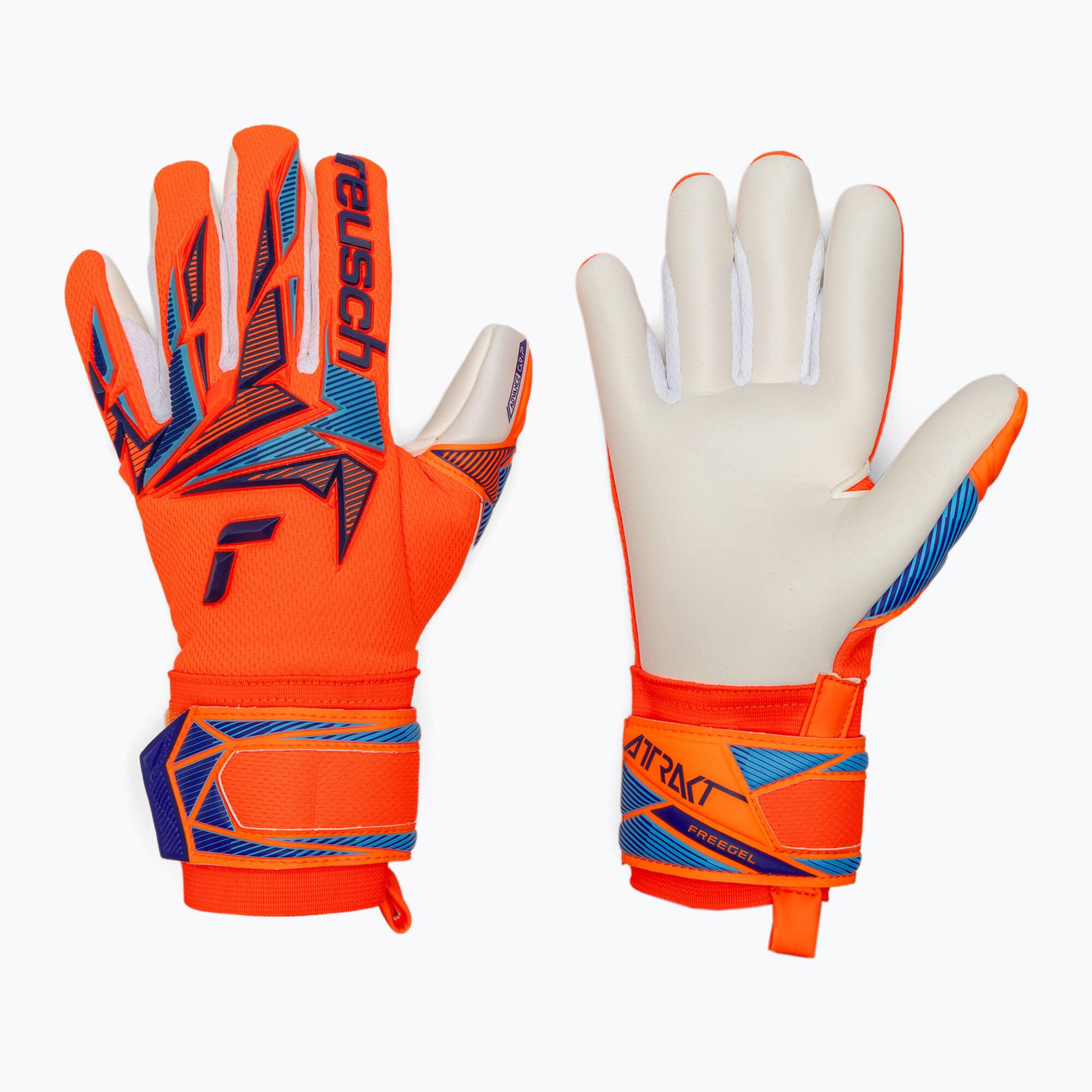 Rękawice bramkarskie dziecięce Reusch Attrakt Freegel Advance Junior