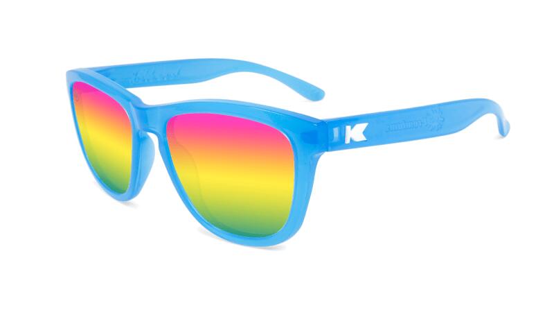 Dziecięce okulary przeciwsłoneczne - kategoria 3 z polaryzacją - Rainbow Blues