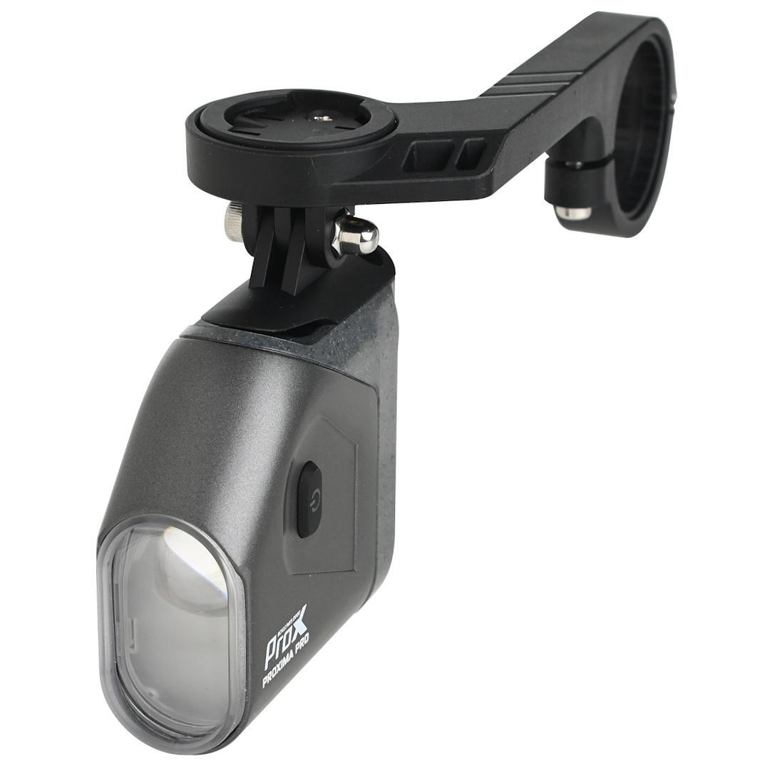 Lampa rowerowa przednia ProX Proxima Pro 1600 lm USB-C szara