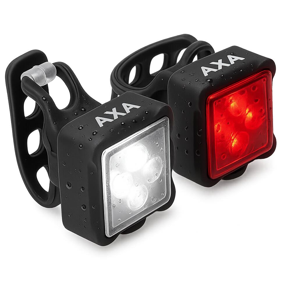 AXA Niteline 44-R zestaw świateł USB ładowalnych
