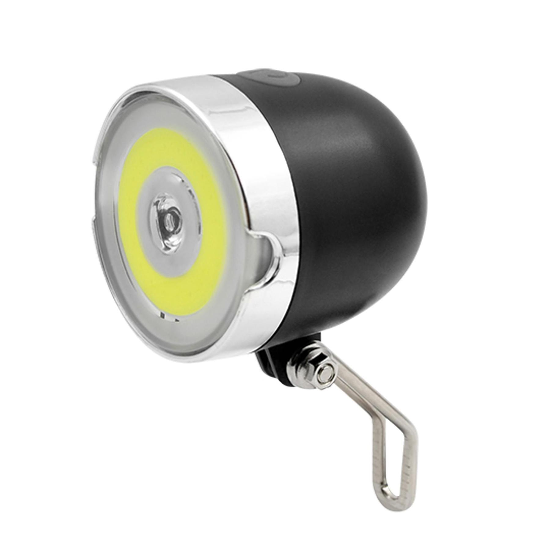 Lampka przednia LED mocowana na widelcu roweru Optimiz