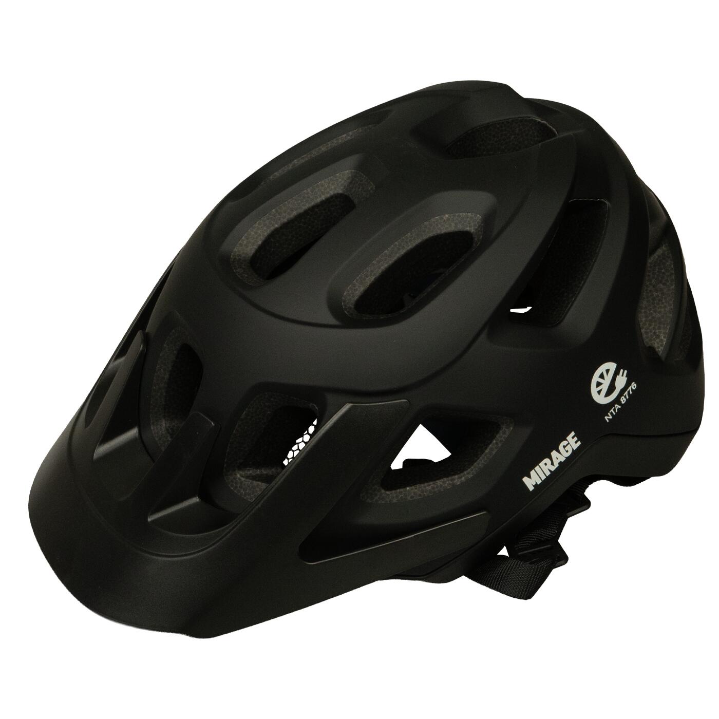 Kask rowerowy Mirage MTB / Tour / Speed Pedelec - Mat Czarny