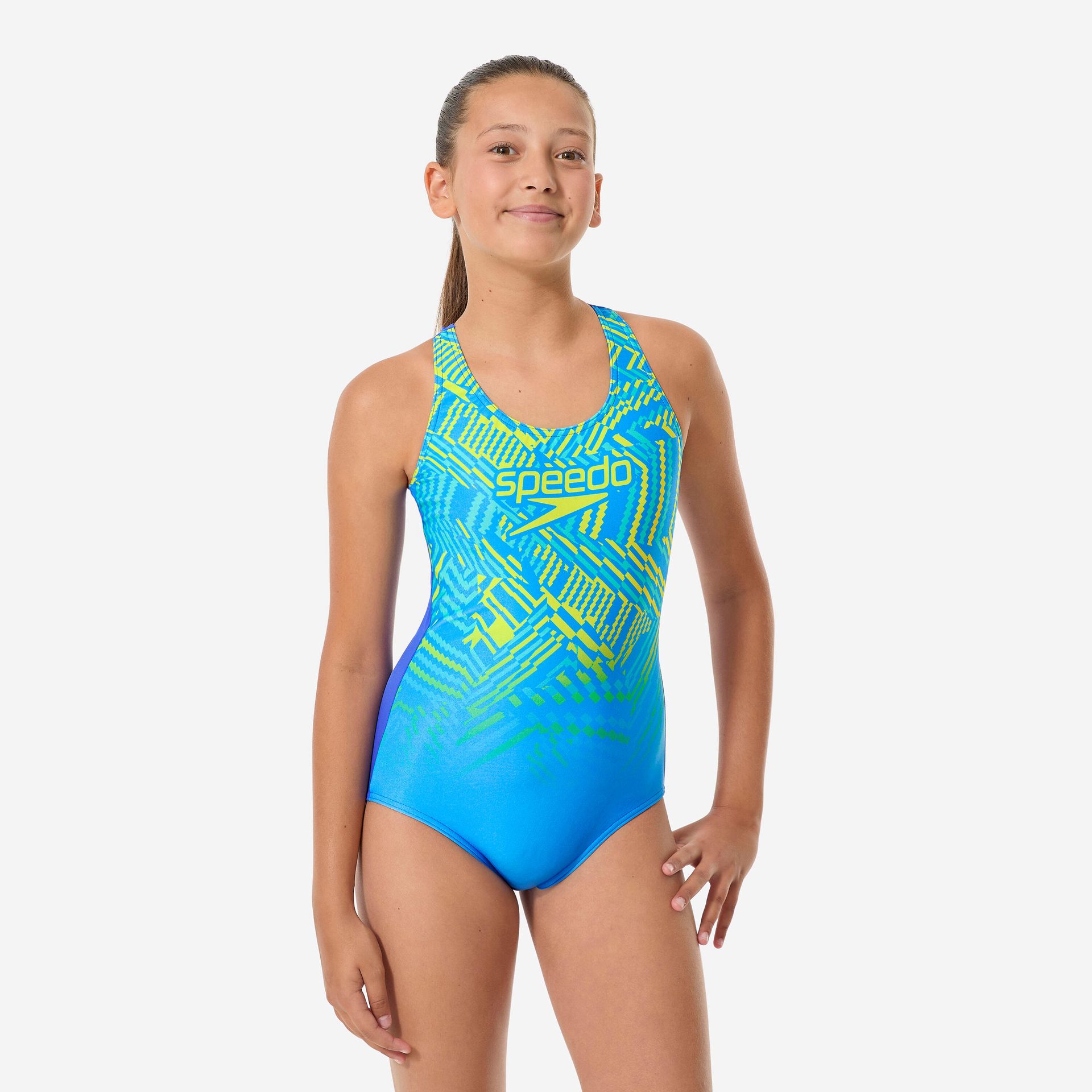 Strój jednoczęściowy pływacki dla dzieci Speedo Splashback Pop