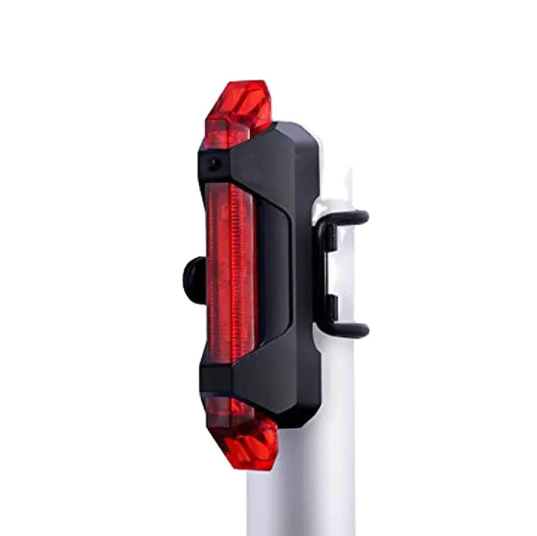 Tylne światło czerwone, jasne, LED, ładowane przez USB