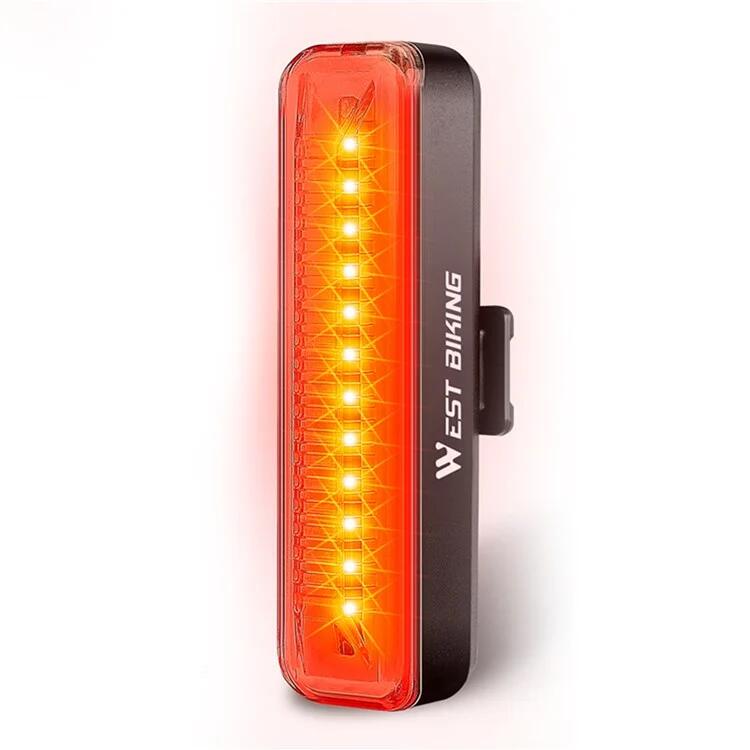 Tylnie światło rowerowe ładowalne 400mAh LED