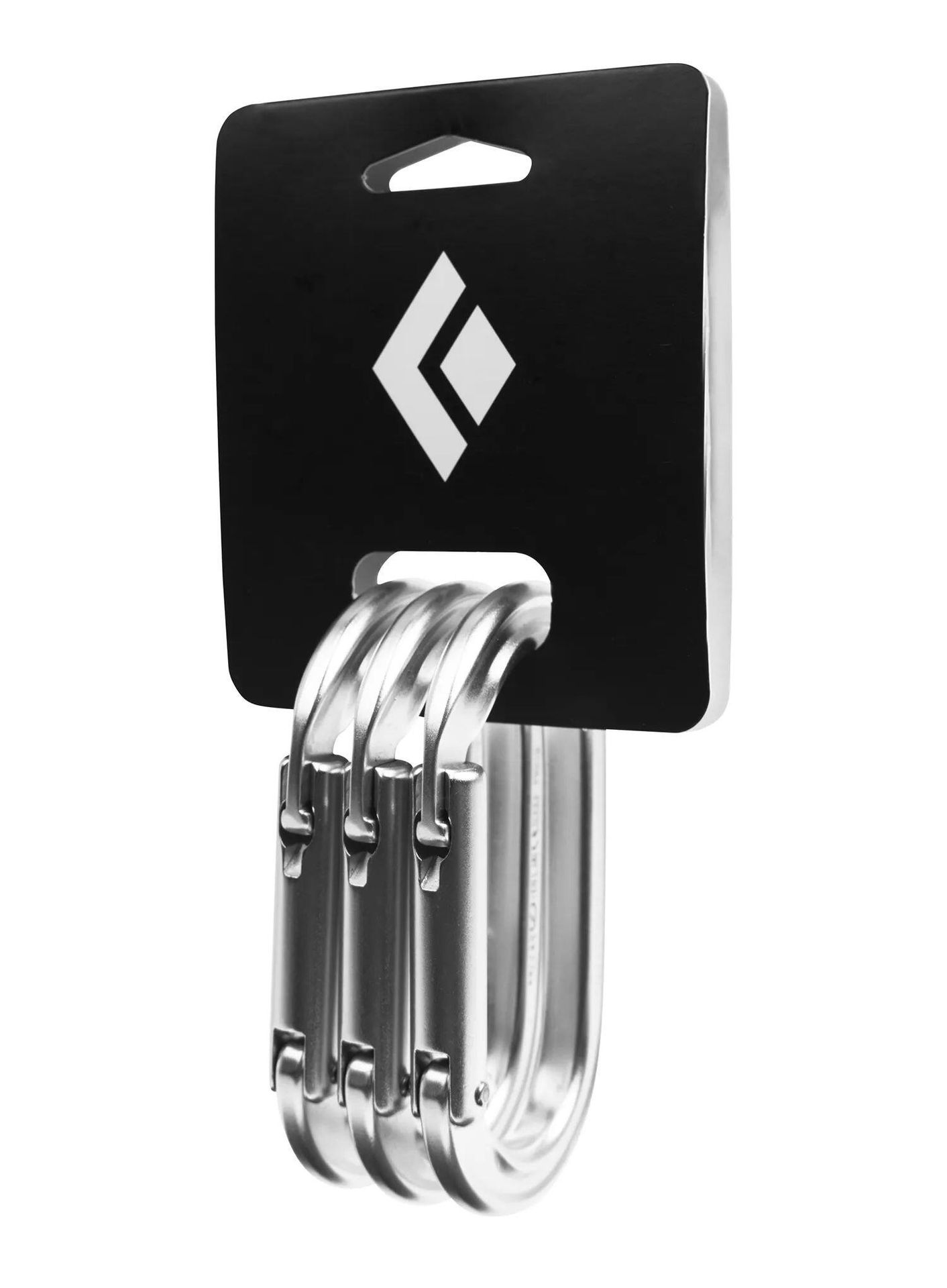 Karabinki Black Diamond Oval Keylock Carabiner 3-Pack - polished