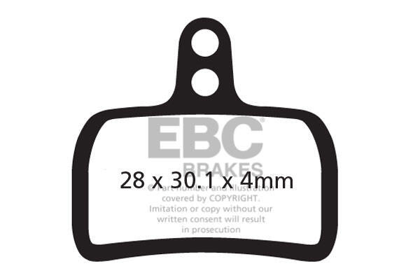 CFA386HH - Klocki hamulcowe rowerowe (spiekane) EBC Brakes