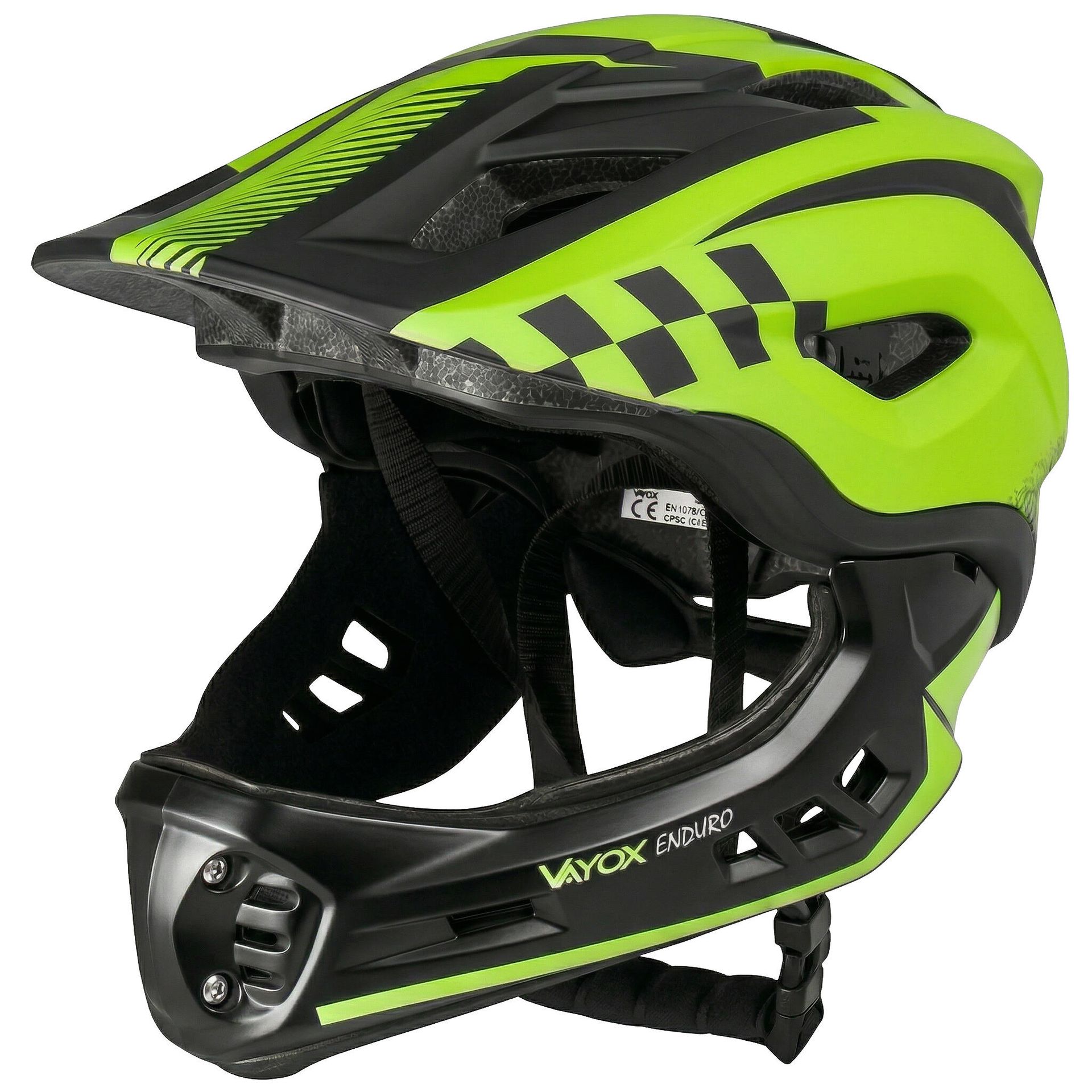 Kask rowerowy MTB Vayox Enduro VA0421 full face