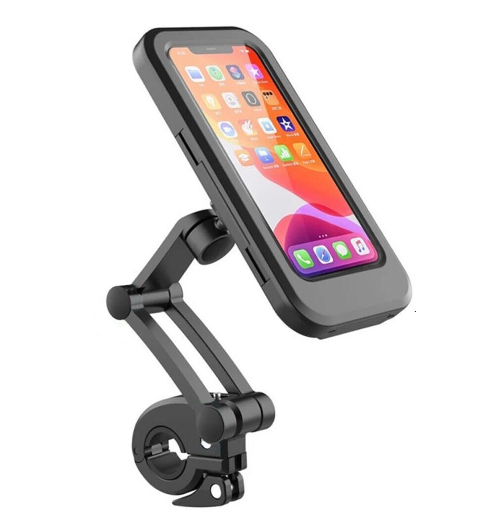 Uchwyt rowerowy na telefon 360° uniwersalny GSM czarny