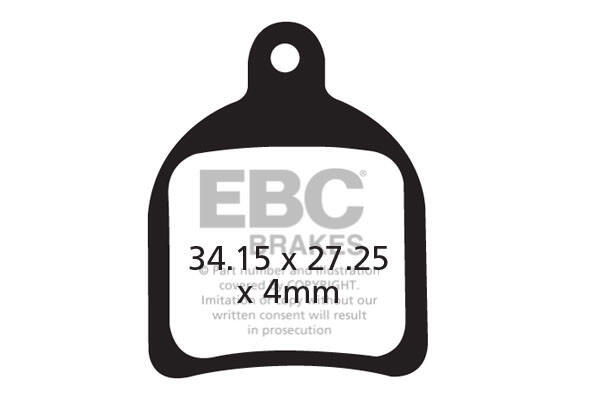 CFA422 - Klocki hamulcowe rowerowe (organiczne) EBC Brakes