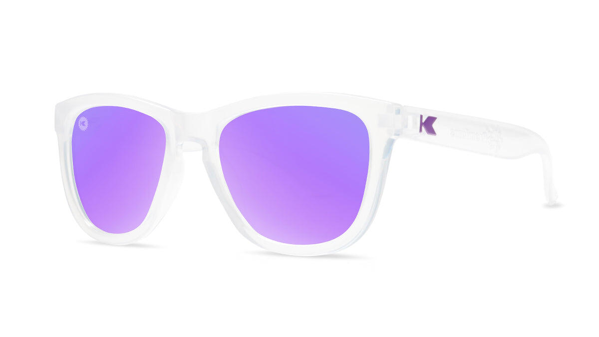 Dziecięce okulary przeciwsłoneczne - kategoria 3 z polaryzacją - Grape Jellyfish