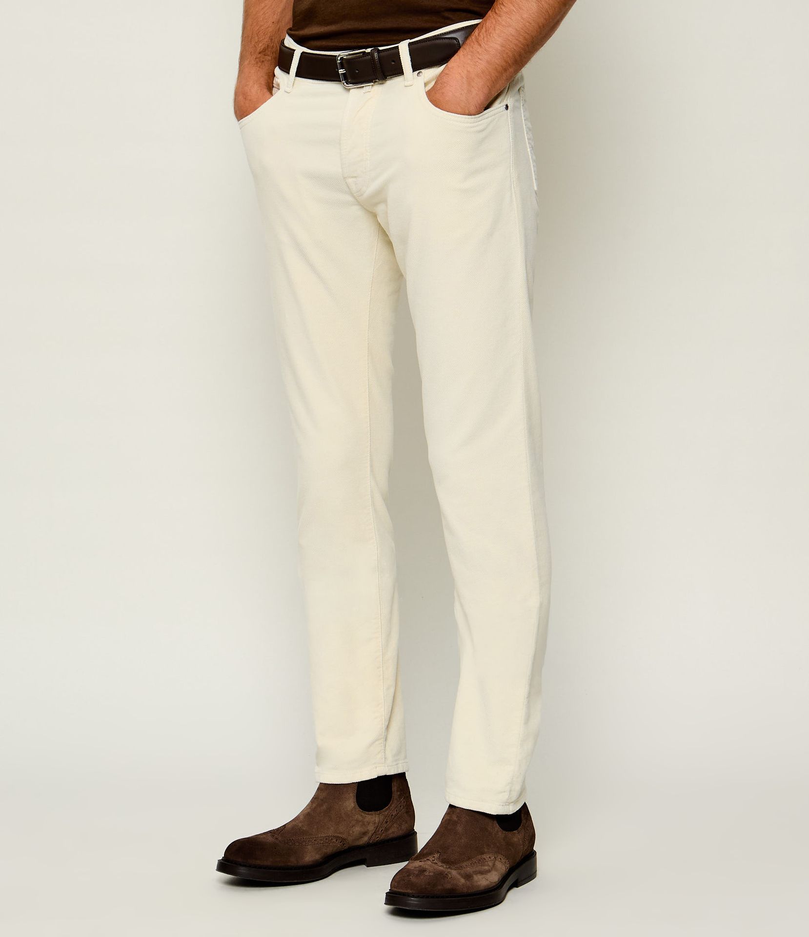 Jacob Cohen Spodnie Bard Slim Fit sztruks