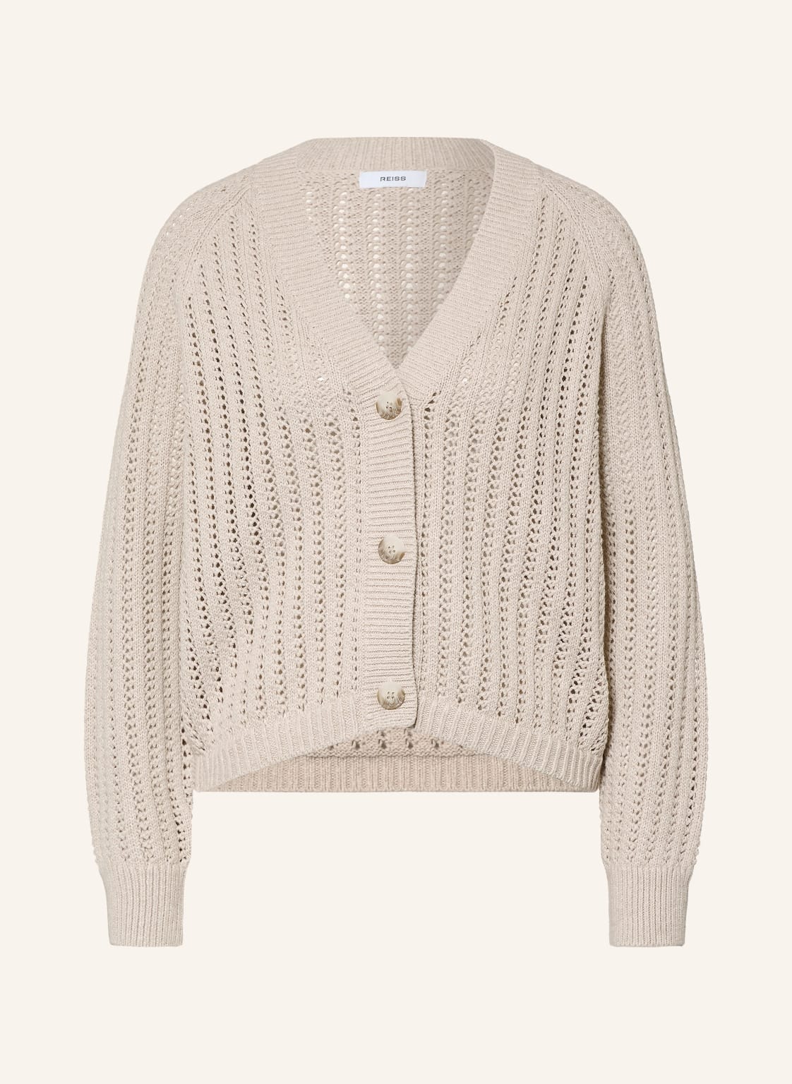 Reiss Kardigan Constance Z Lnu beige