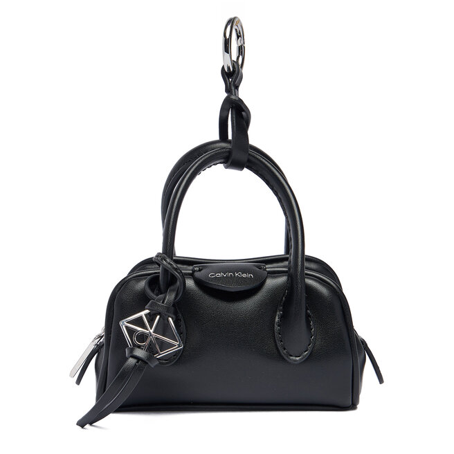 Etui na klucze Calvin Klein Emblem Trio Mini Bag Charm LV04F1315G Czarny