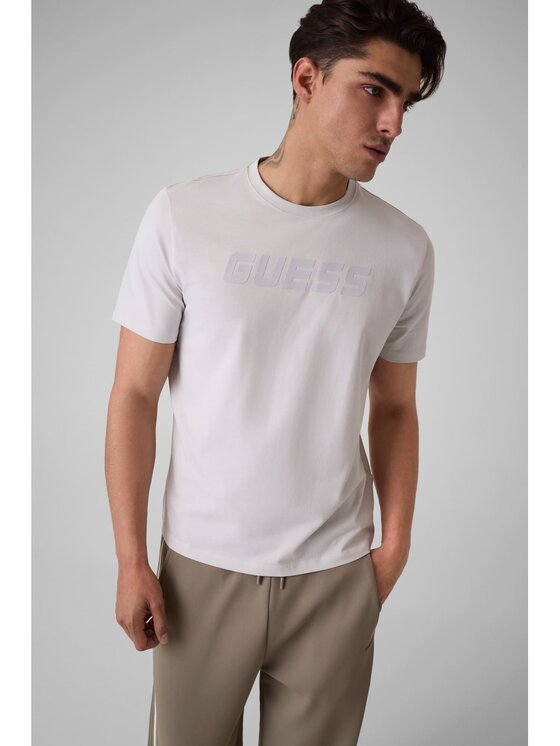 Guess T-Shirt 183446 Szary Classic Fit