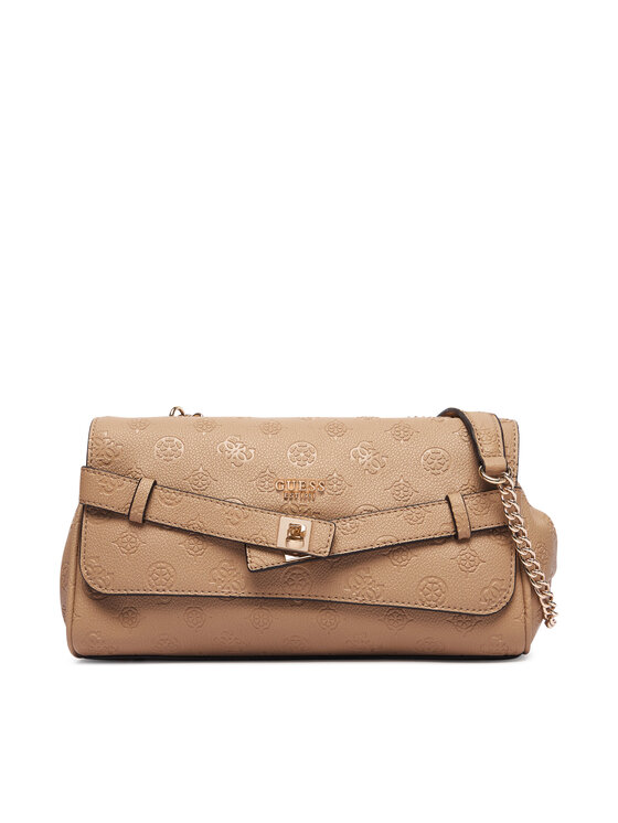 Guess Torebka Ella Logo HWPD97 46210 Beżowy jasny