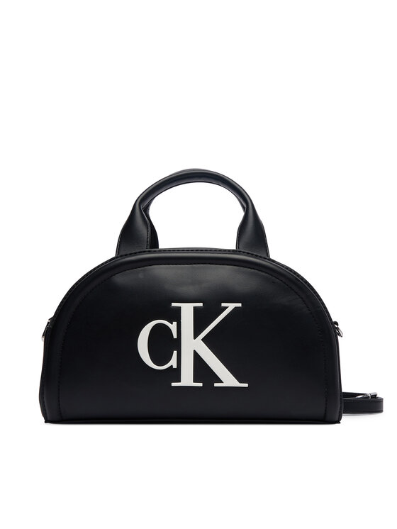 Calvin Klein Torebka Bold Ck Dome Crossbody LV04F3895G Czarny