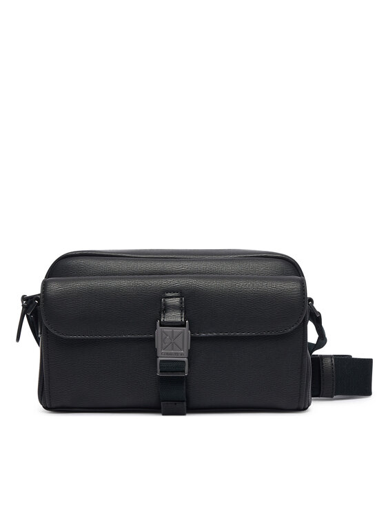 Calvin Klein Saszetka Emblem Hw Camera Bag LV04D3505G Czarny