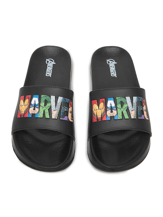 Avengers Klapki CEO-CP90-AW26-307AVMV Czarny
