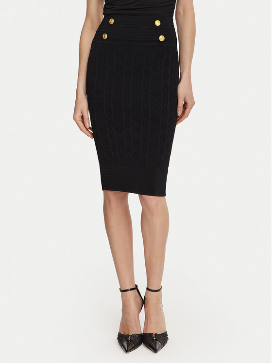 Marciano Guess Spódnica ołówkowa G6YD07 Z1013 Czarny Slim Fit