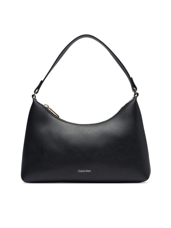 Calvin Klein Torebka Foil Logo Small Shoulder Bag LV04F3890G Czarny