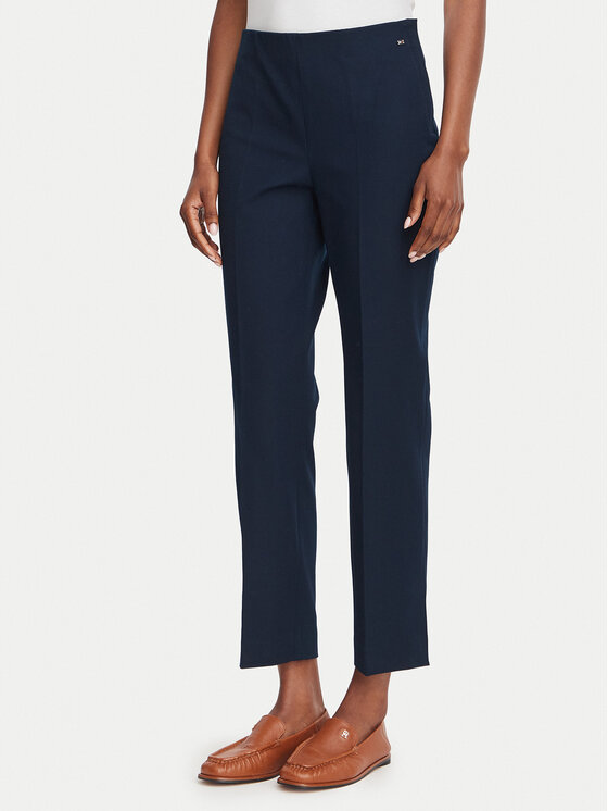 Tommy Hilfiger Spodnie materiałowe WW0WW51745 Granatowy Slim Fit