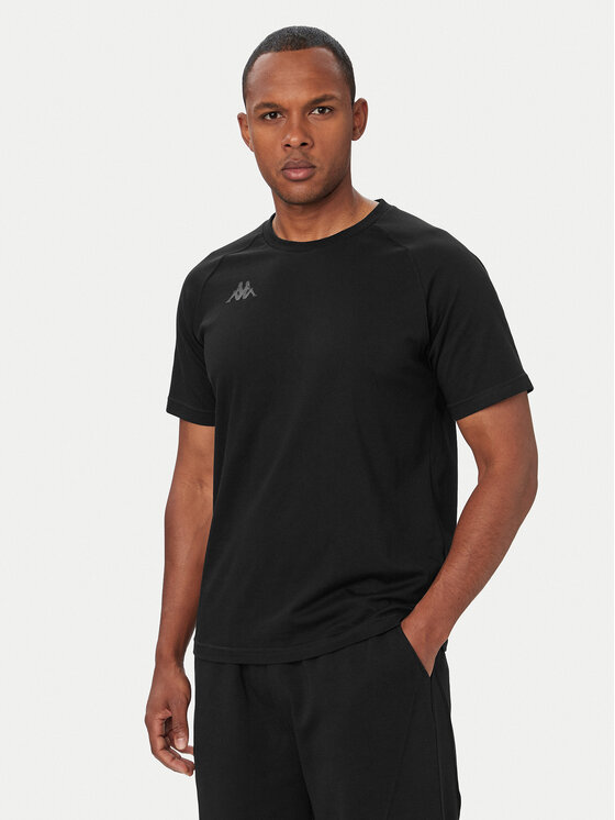 Kappa T-Shirt 34258SW Czarny Regular Fit