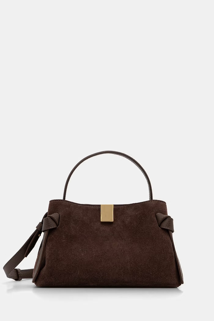 Yuzefi GYOZA MINI torebka crossbody damska zamszowa