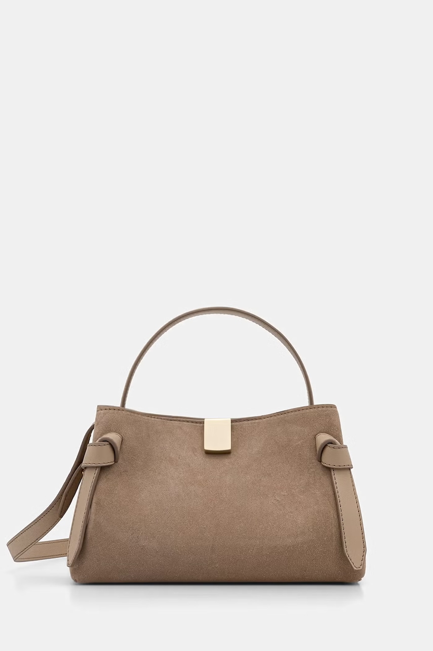 Yuzefi GYOZA MINI torebka crossbody damska zamszowa