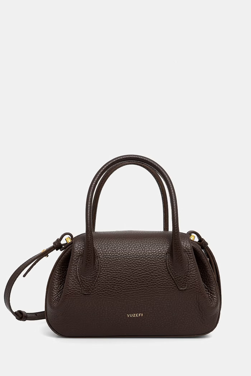 Yuzefi OYSTER MINI DUFFLE torebka crossbody damska skórzana