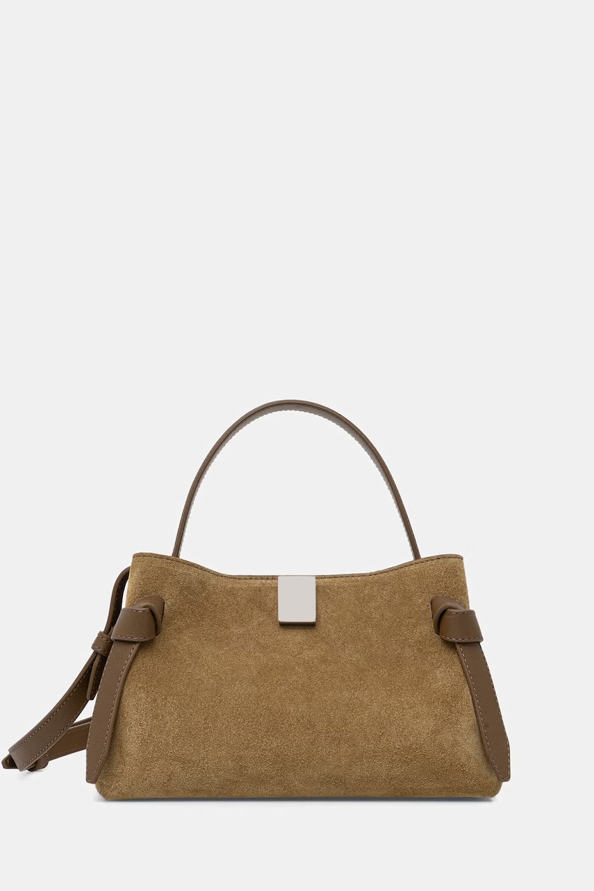Yuzefi GYOZA MINI torebka crossbody damska zamszowa