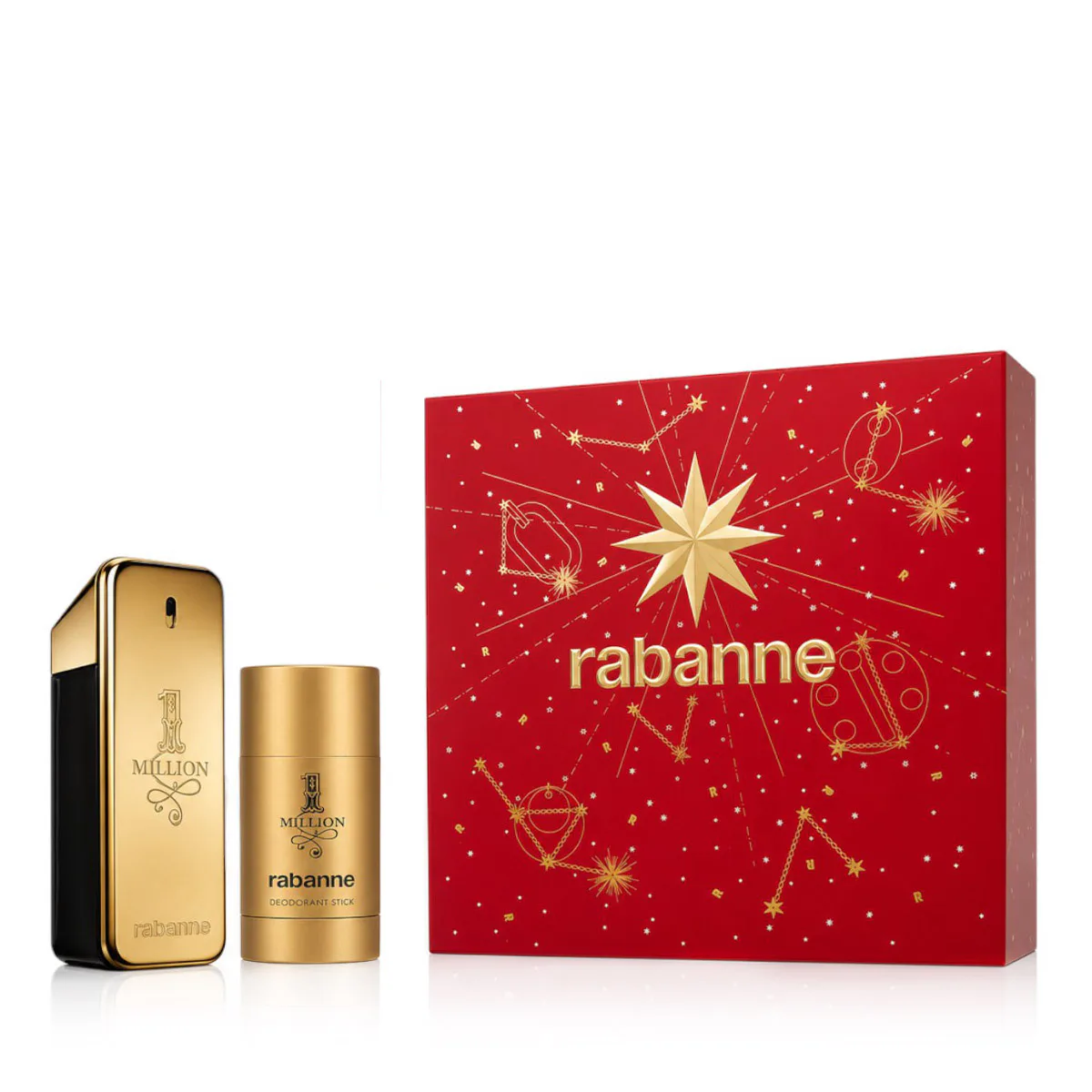 Paco Rabanne 1 Million zestaw dla mężczyzn Woda toaletowa 100 ml + Dezodorant 75 ml opcja Silver Dotted Cover