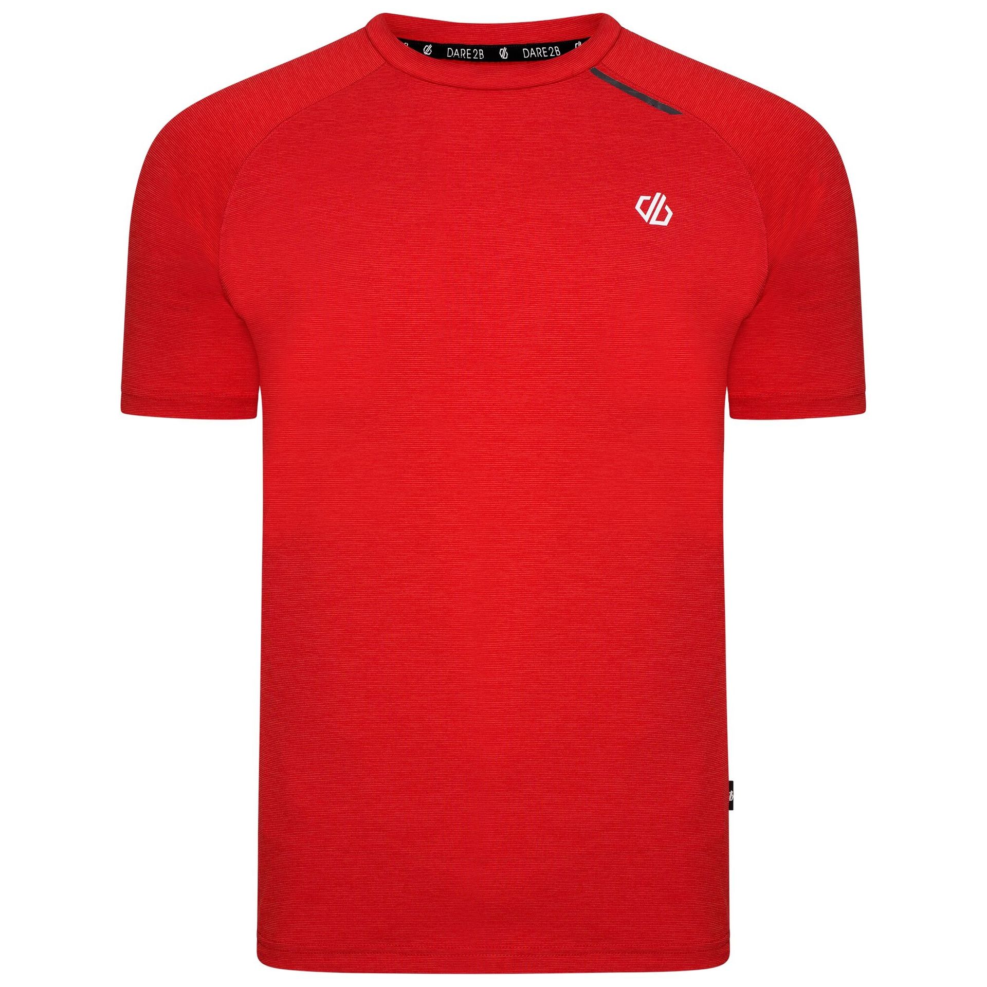 Dare 2b Koszulka męska szybkoschnąca Persist Czerwony, Rozmiar: 2XL