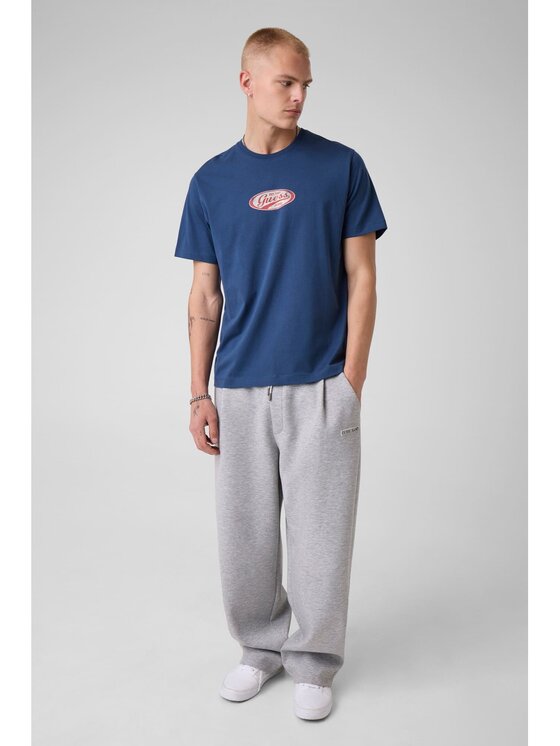 Guess T-Shirt 183248 Niebieski Classic Fit