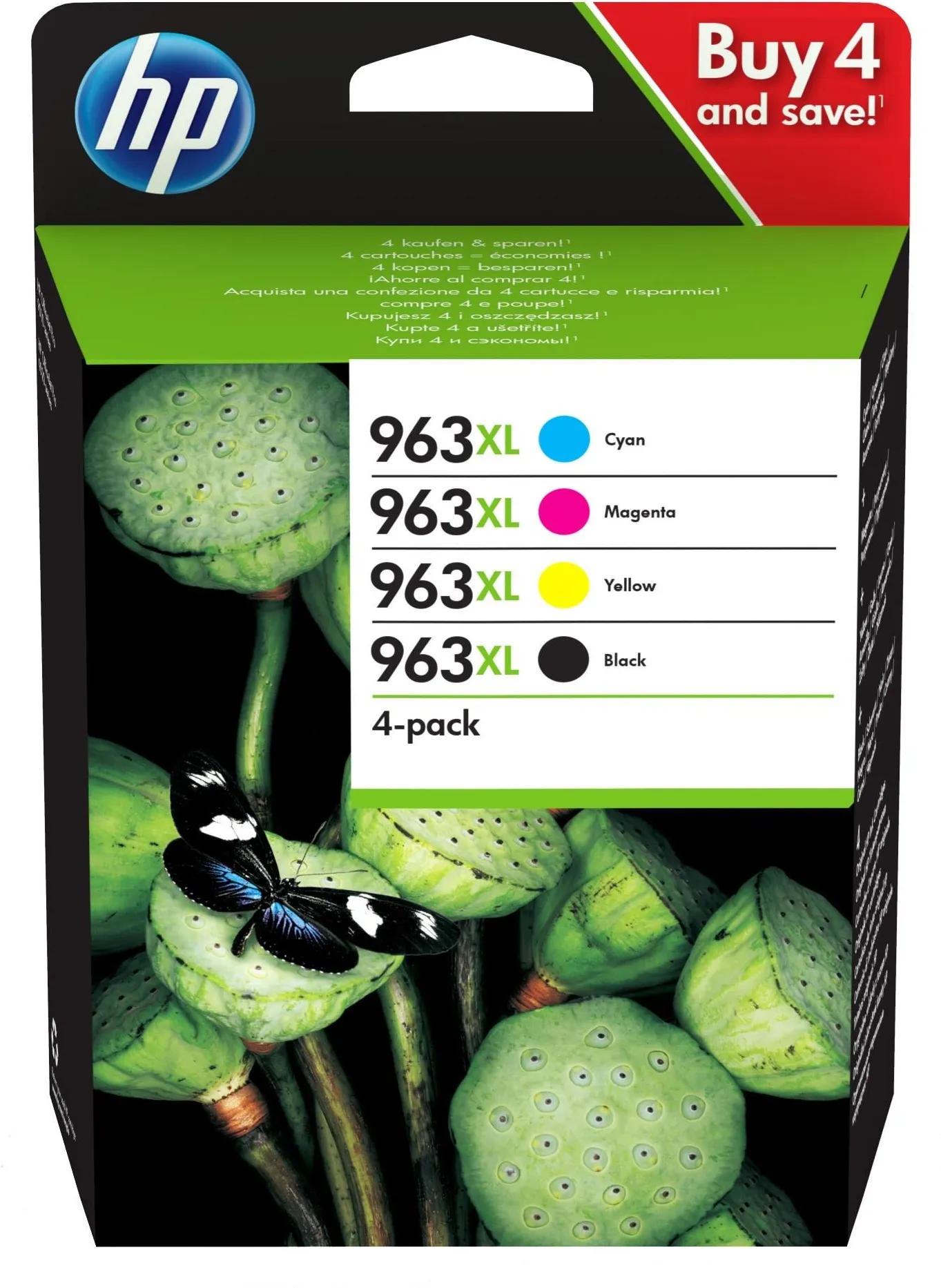 Tusze Oryginalne HP 963 XL CMYK (3YP35AE) (komplet)