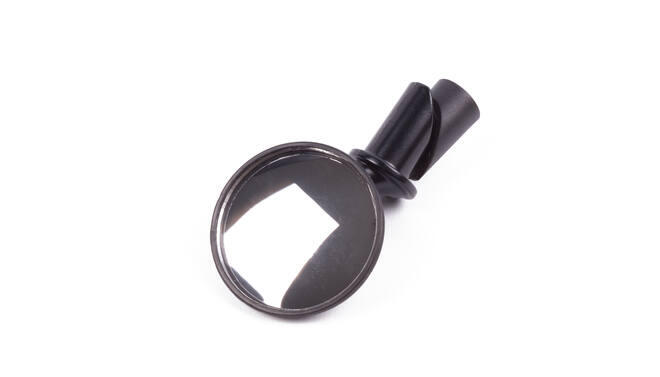 Lusterko rowerowe okrągłe 51 mm - Czarne lusterko wsteczne