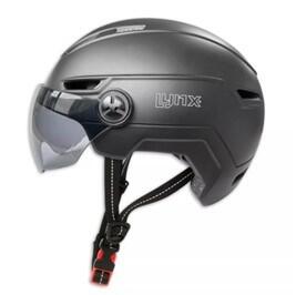 Kask do speed pedeleców z wizjerem – czarny – kask rowerowy Visor Pro