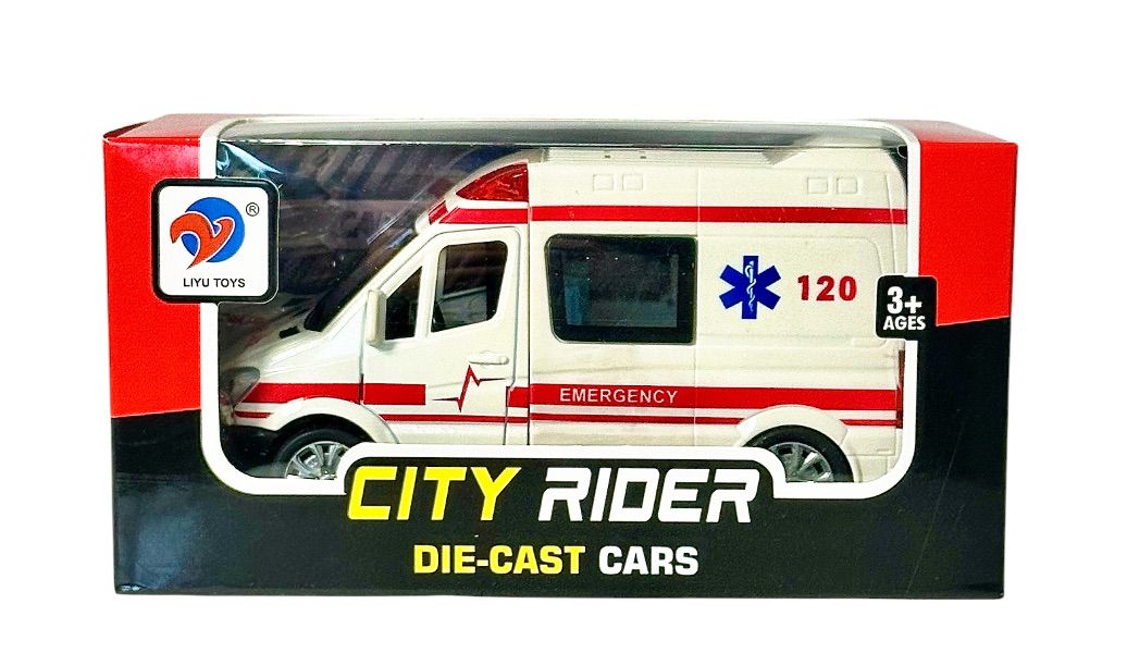 Auto Pogotowie z dźwiękiem Q12705 - model lub pojazd