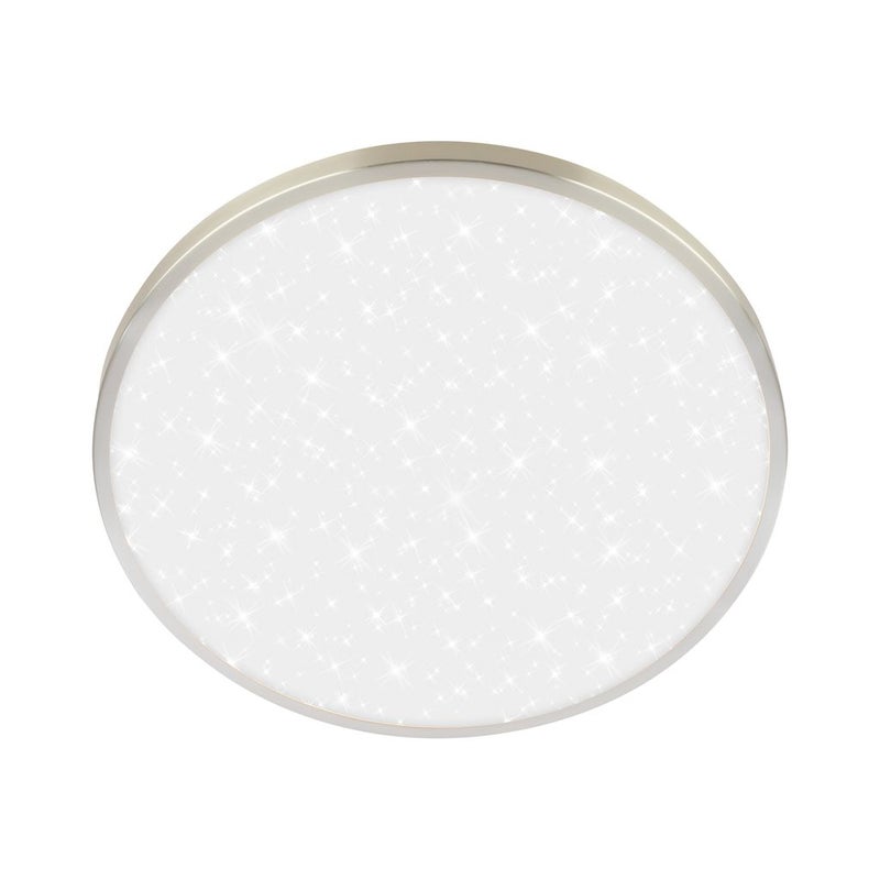 Lampa sufitowa LED, lampa sufitowa do salonu, neutralna biel, dekoracyjna osłona z motywem gwieździstego nieba
