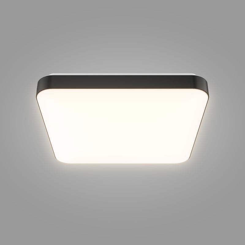 Plafon LED Hanna 1800 lm 16W barwa neutralna 28 cm czarny Inspire