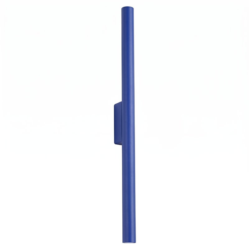 Kinkiet ścienny minimalistyczny ultramarynowy smukła tuba góra dół 2xG9 8W PASTELO Sollux Lighting