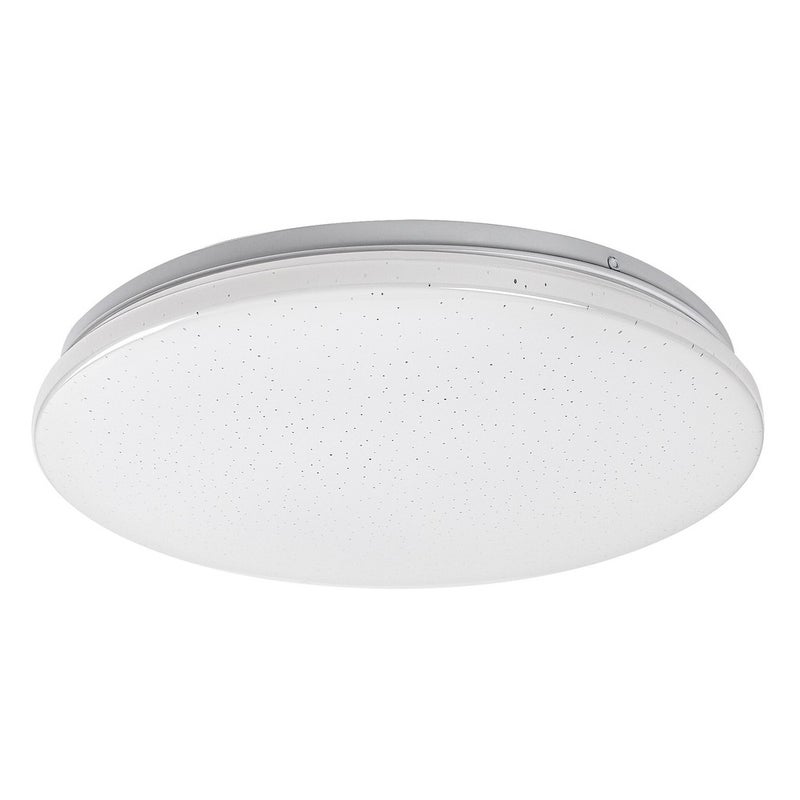 Plafon łazienkowy LED 18W 1460lm 4000K Okrągły Biały Efekt gwiazd Metal IP44 Ø320mm